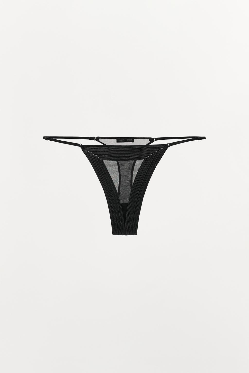 ТРУСЫ ТАНГА С РЕЛЬЕФНОЙ СТРУКТУРОЙ