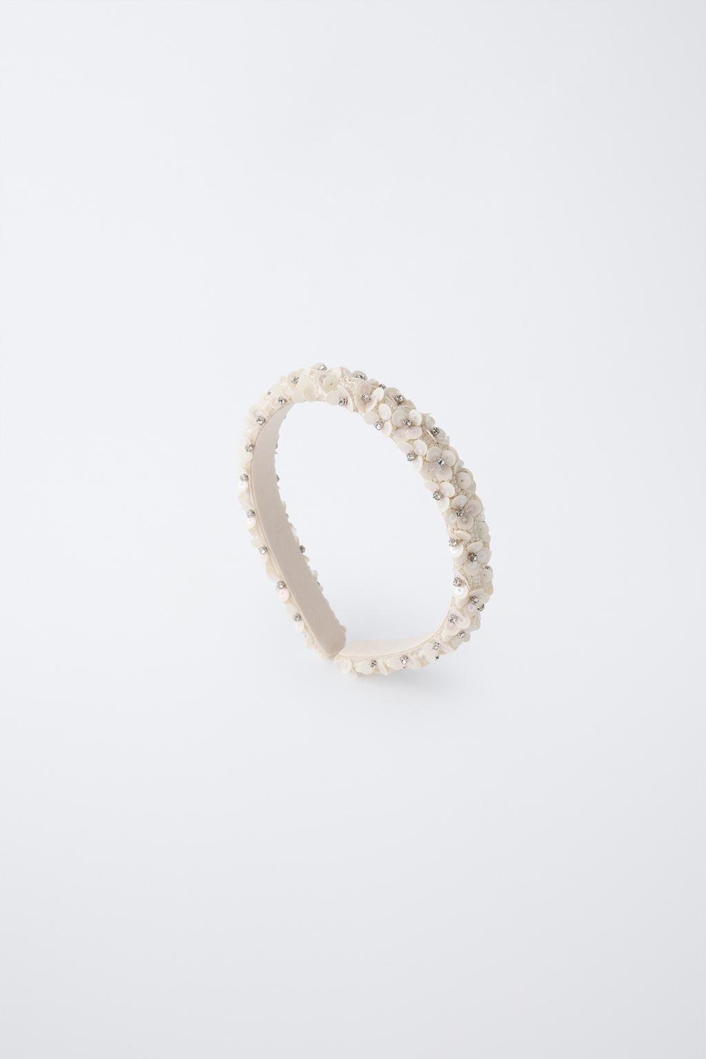 Ободок с пайетками и блеском