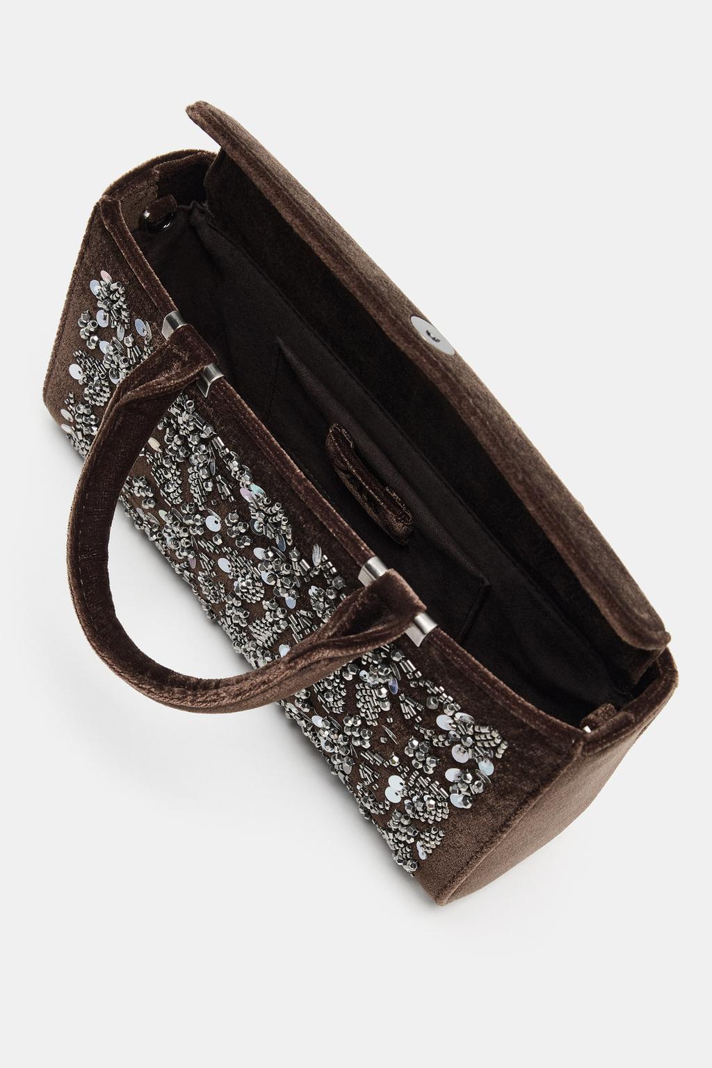 ГОРОДСКАЯ СУМКА С БУСИНАМИ