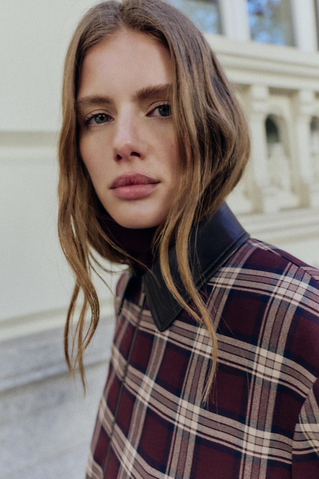 Утепленная куртка-бомбер с отделкой под кожу, burgundy