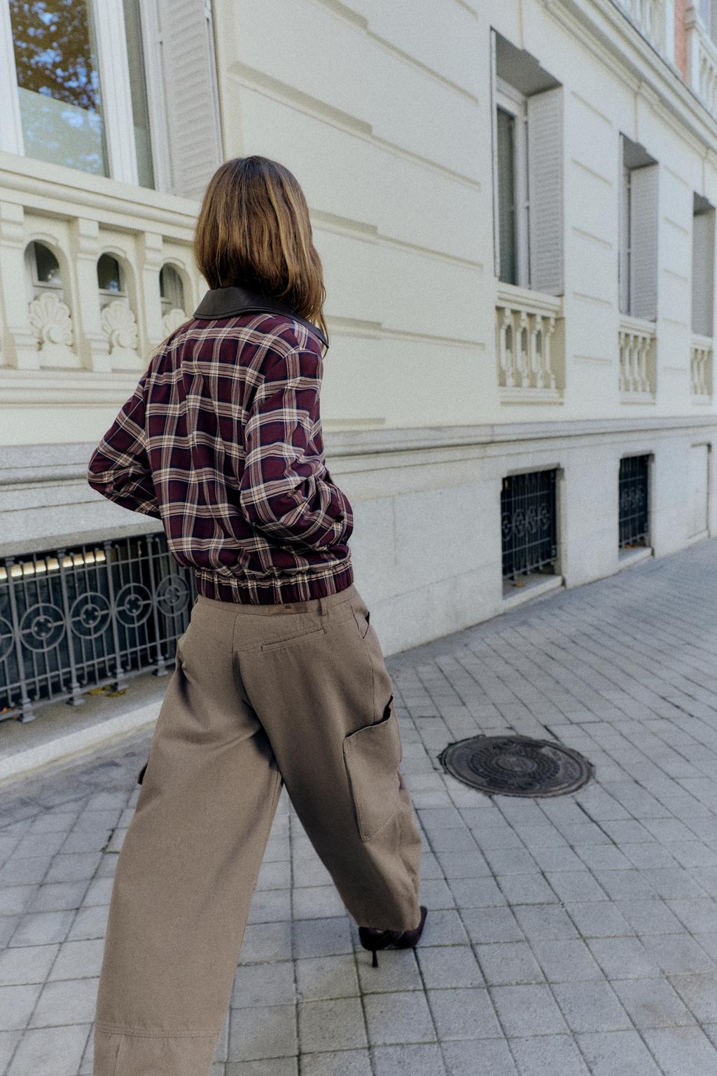 Утепленная куртка-бомбер с отделкой под кожу, burgundy