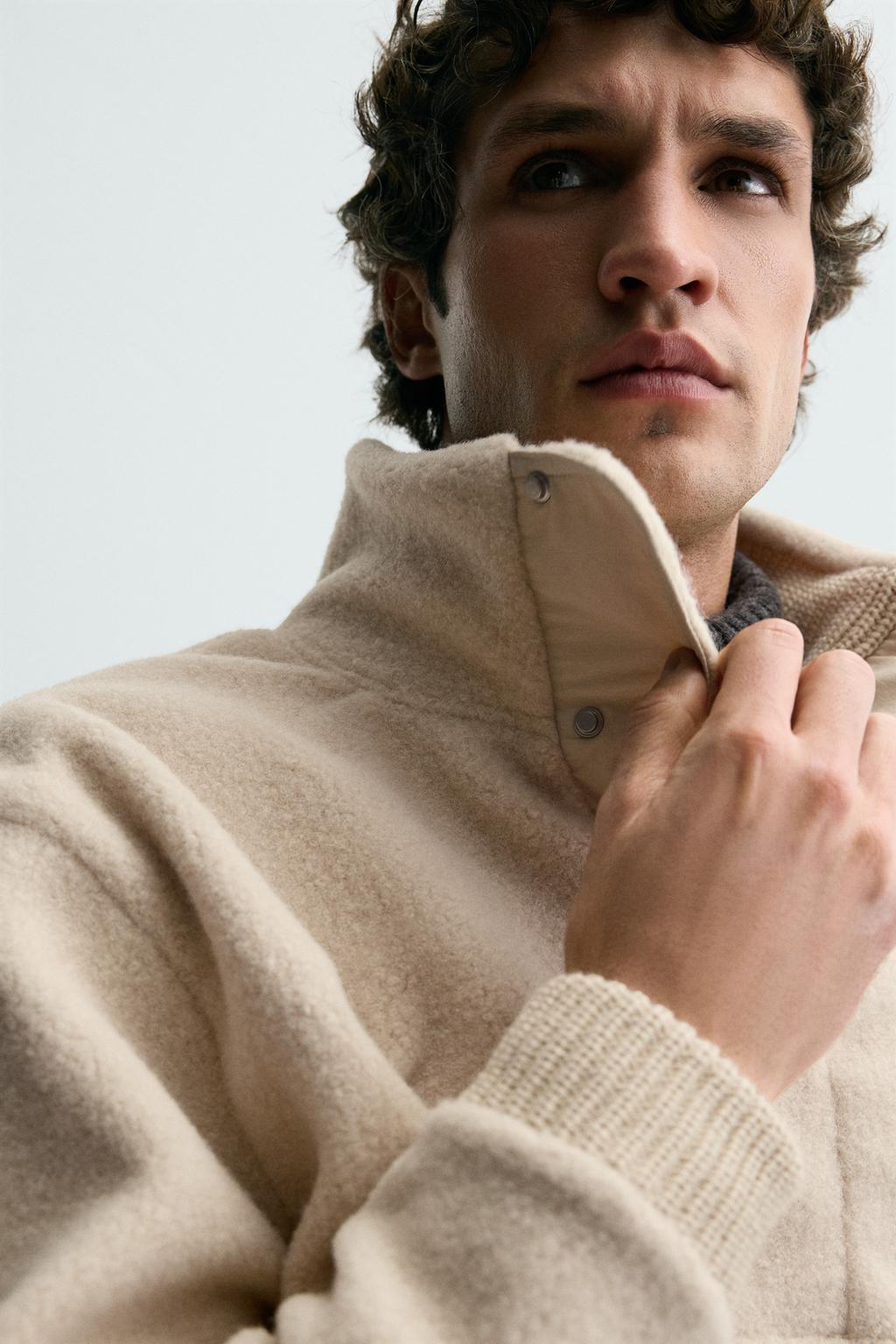 КОМБИНИРОВАННАЯ ТОЛСТОВКА ИЗ ИСКУССТВЕННОЙ ОВЧИНЫ