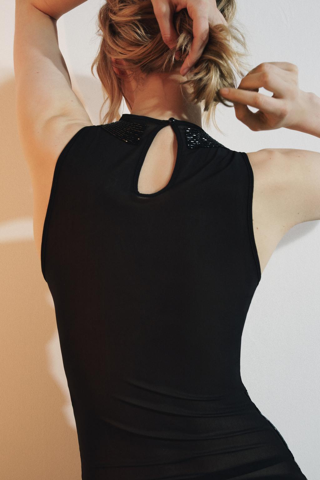 ТОП КОМБИНИРОВАННЫЙ С БУСИНАМИ