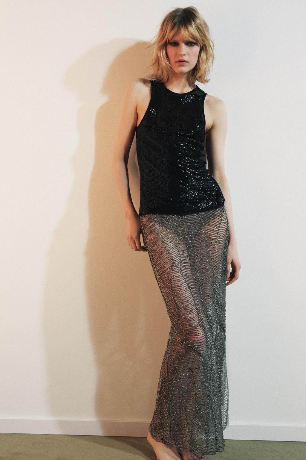 ТОП КОМБИНИРОВАННЫЙ С БУСИНАМИ