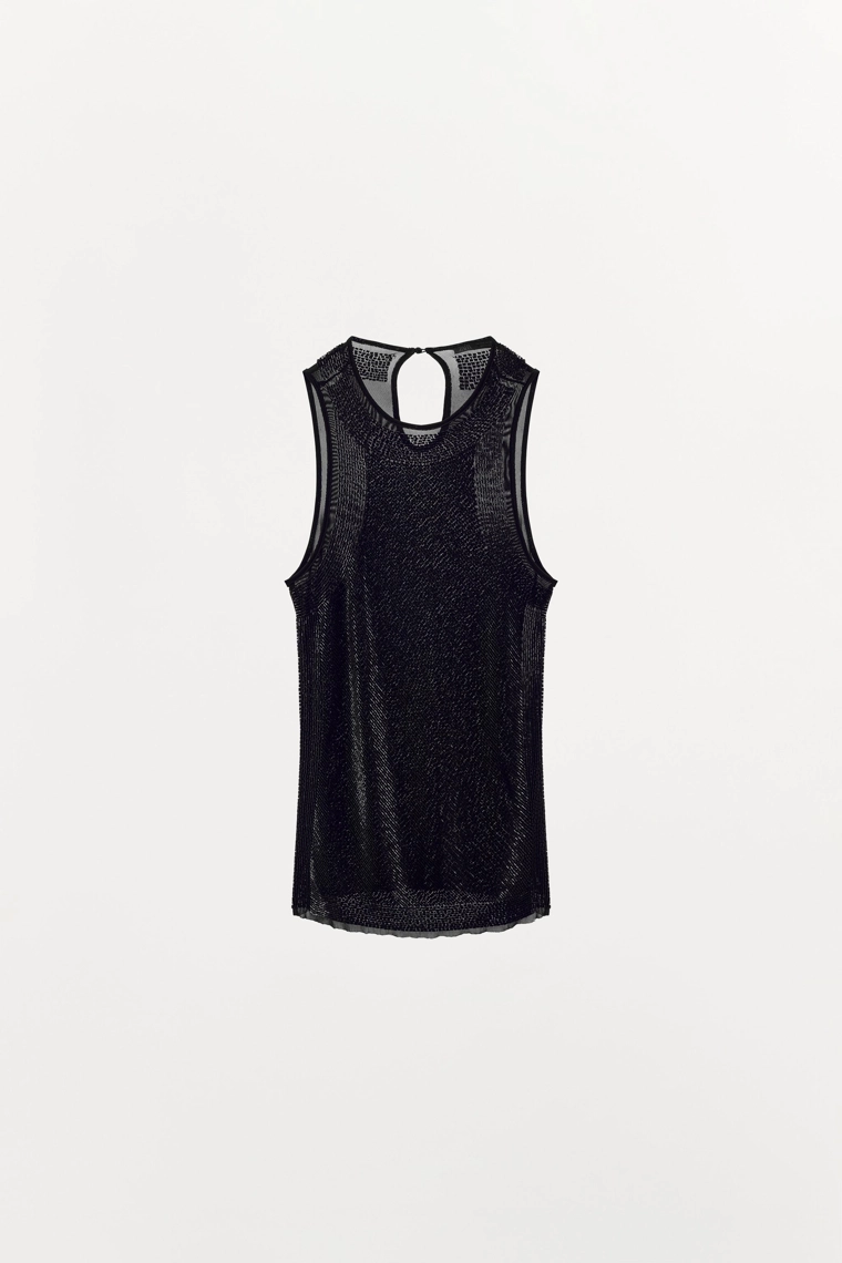 ТОП КОМБИНИРОВАННЫЙ С БУСИНАМИ