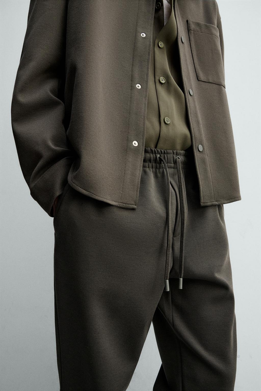 Комфортабельные брюки с манжетами на поясе без утюжки