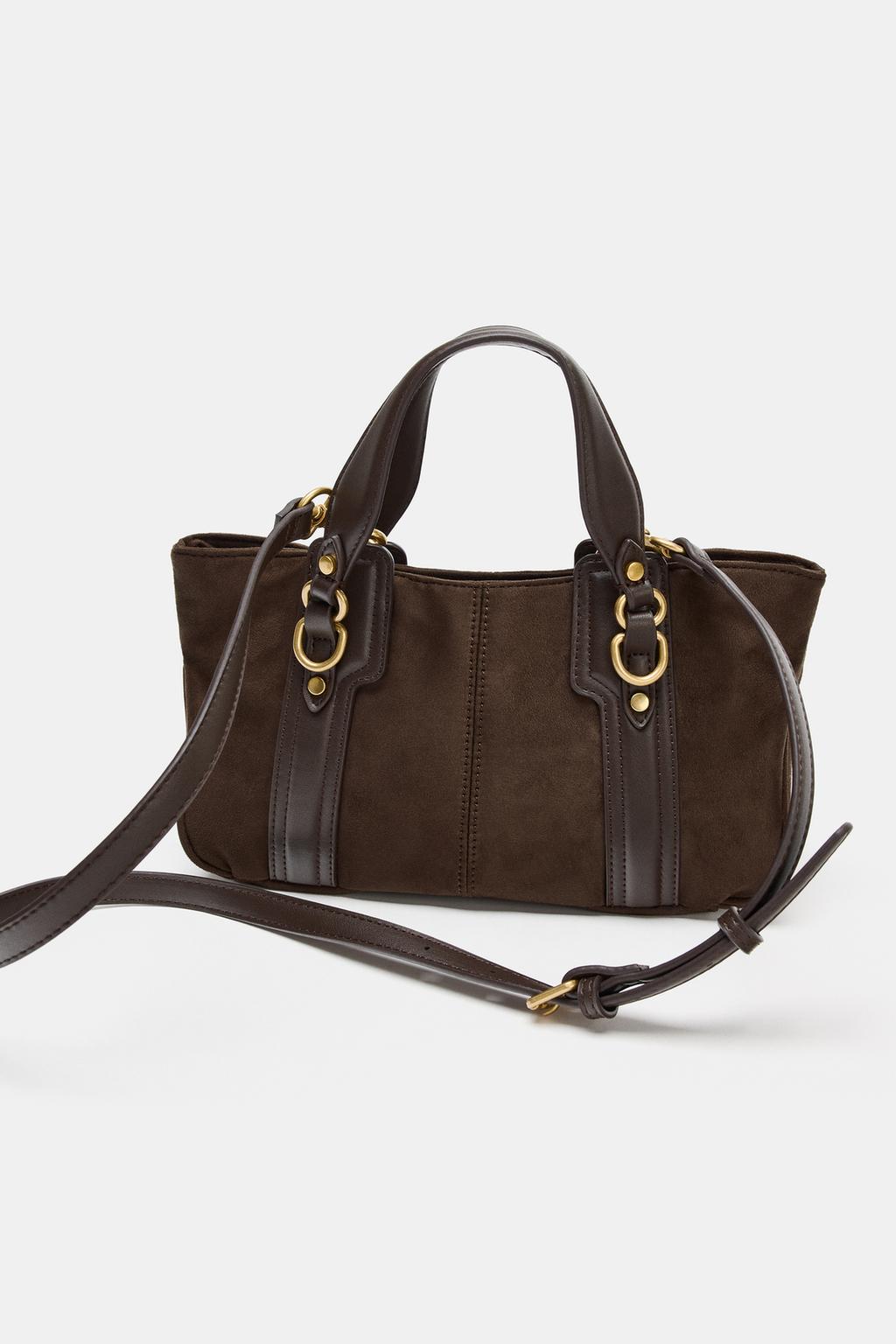 МИНИ-СУМКА-ШОПЕР С КОЛЬЦАМИ