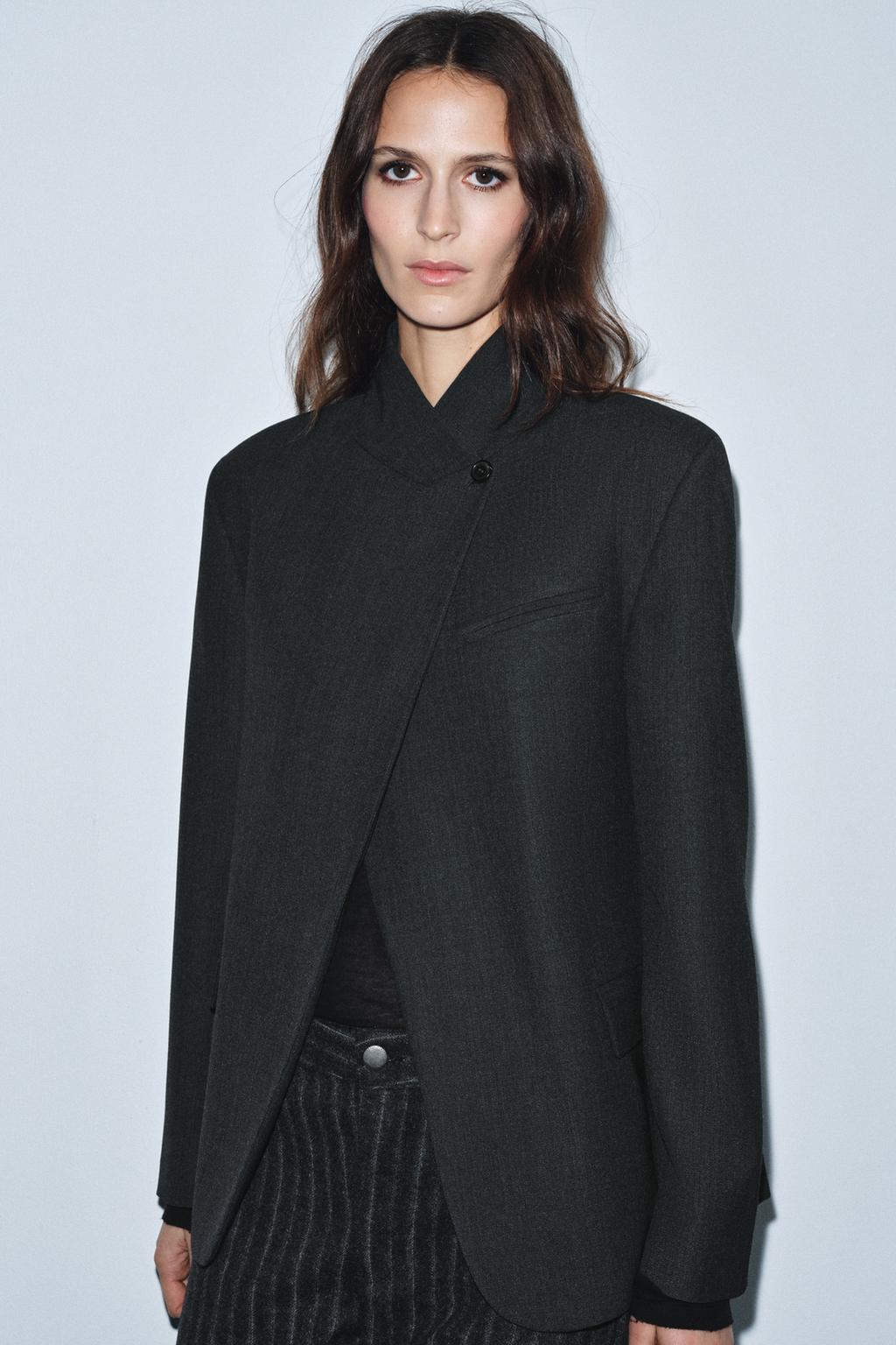 БЛЕЙЗЕР ИЗ СМЕСОВОЙ ШЕРСТИ — ZW COLLECTION LIMITED EDITION