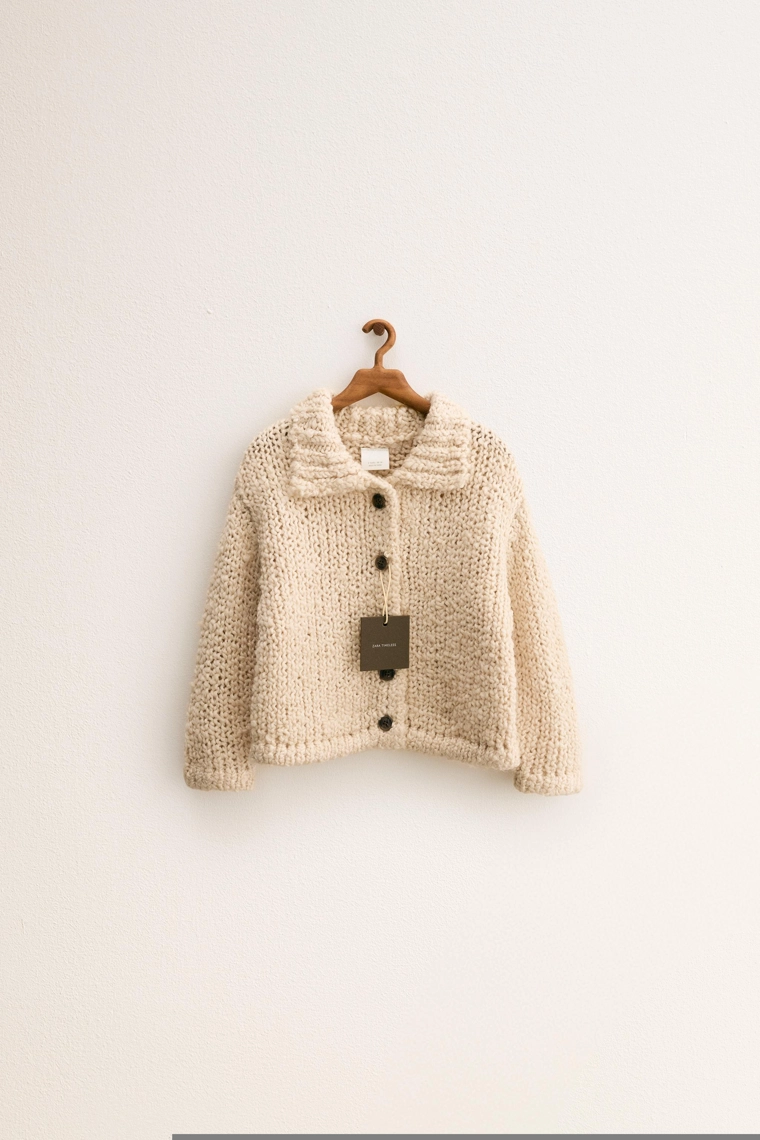 ZARA TIMELESS — КАРДИГАН ИЗ ШЕРСТИ И АЛЬПАКИ