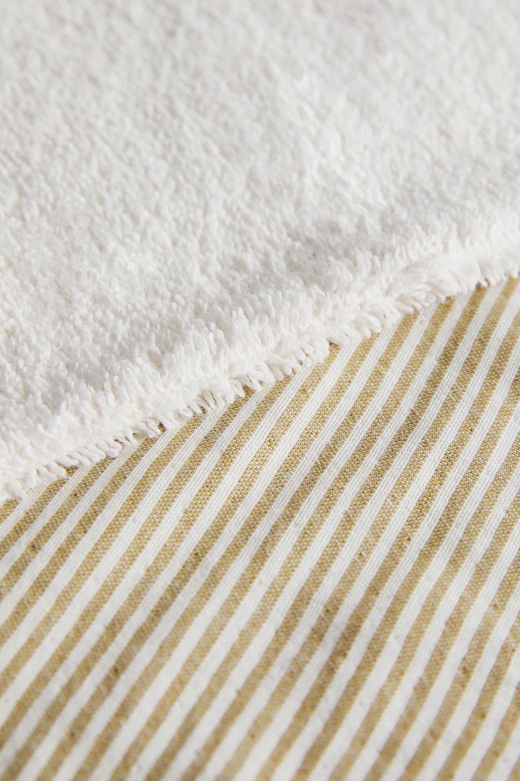 Полосатое муслиновое детское полотенце для ванны