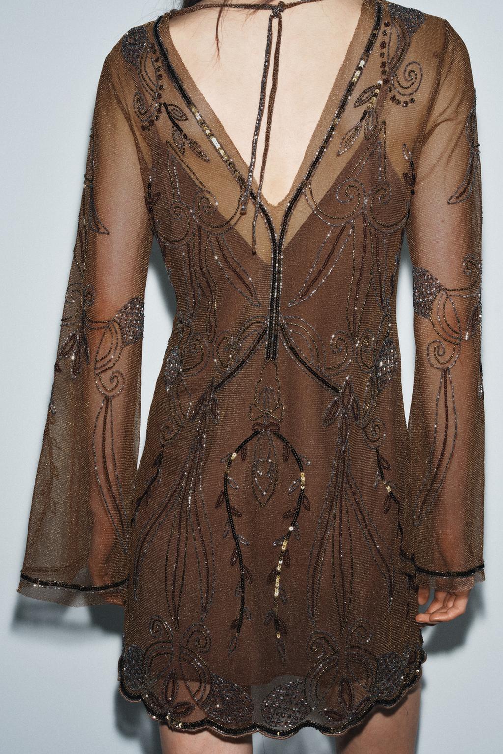 ВЫШИТОЕ ПЛАТЬЕ ZW COLLECTION LIMITED EDITION