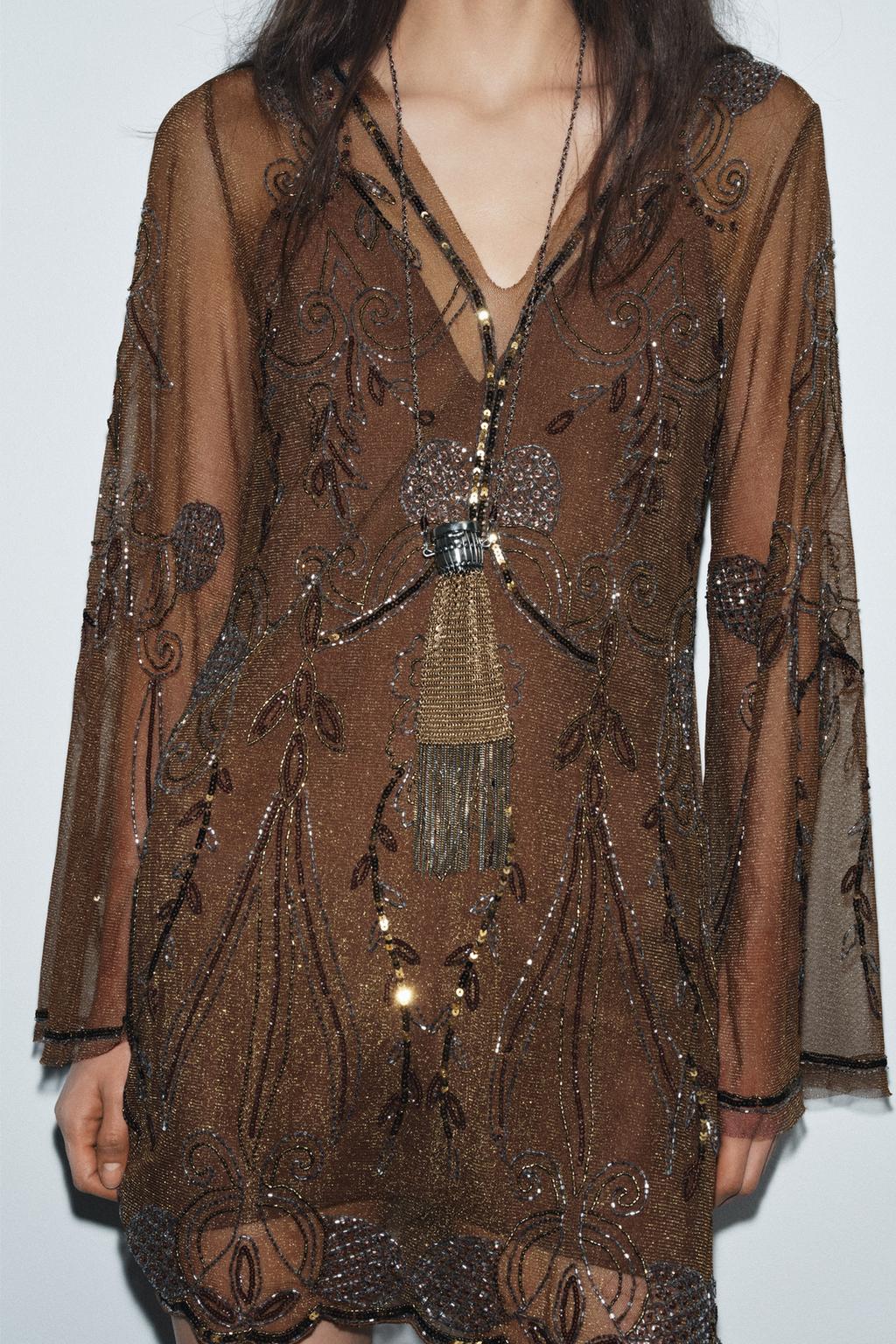 ВЫШИТОЕ ПЛАТЬЕ ZW COLLECTION LIMITED EDITION