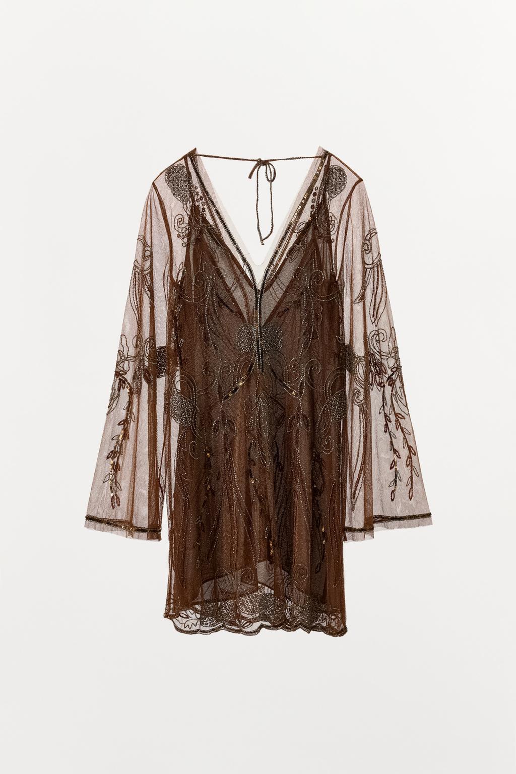 ВЫШИТОЕ ПЛАТЬЕ ZW COLLECTION LIMITED EDITION