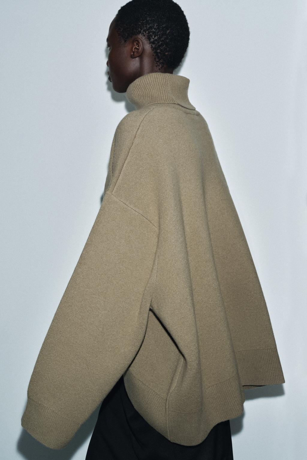 СВИТЕР ОВЕРСАЙЗ ИЗ 95% ШЕРСТИ