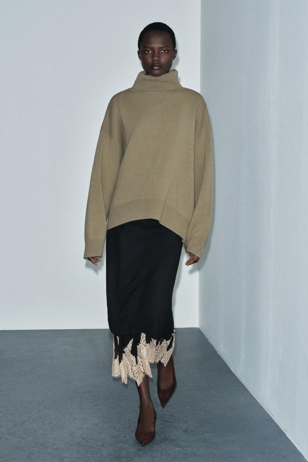 СВИТЕР ОВЕРСАЙЗ ИЗ 95% ШЕРСТИ