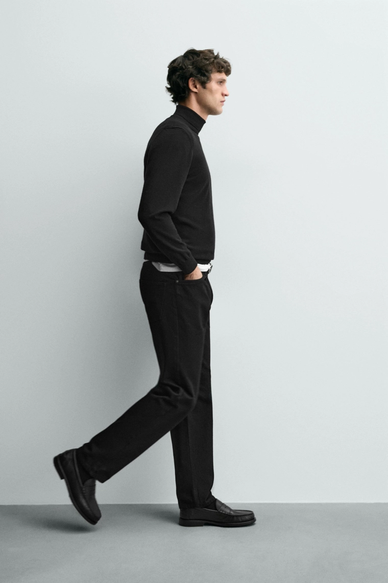 БРЮКИ REGULAR FIT ИЗ ХЛОПКА