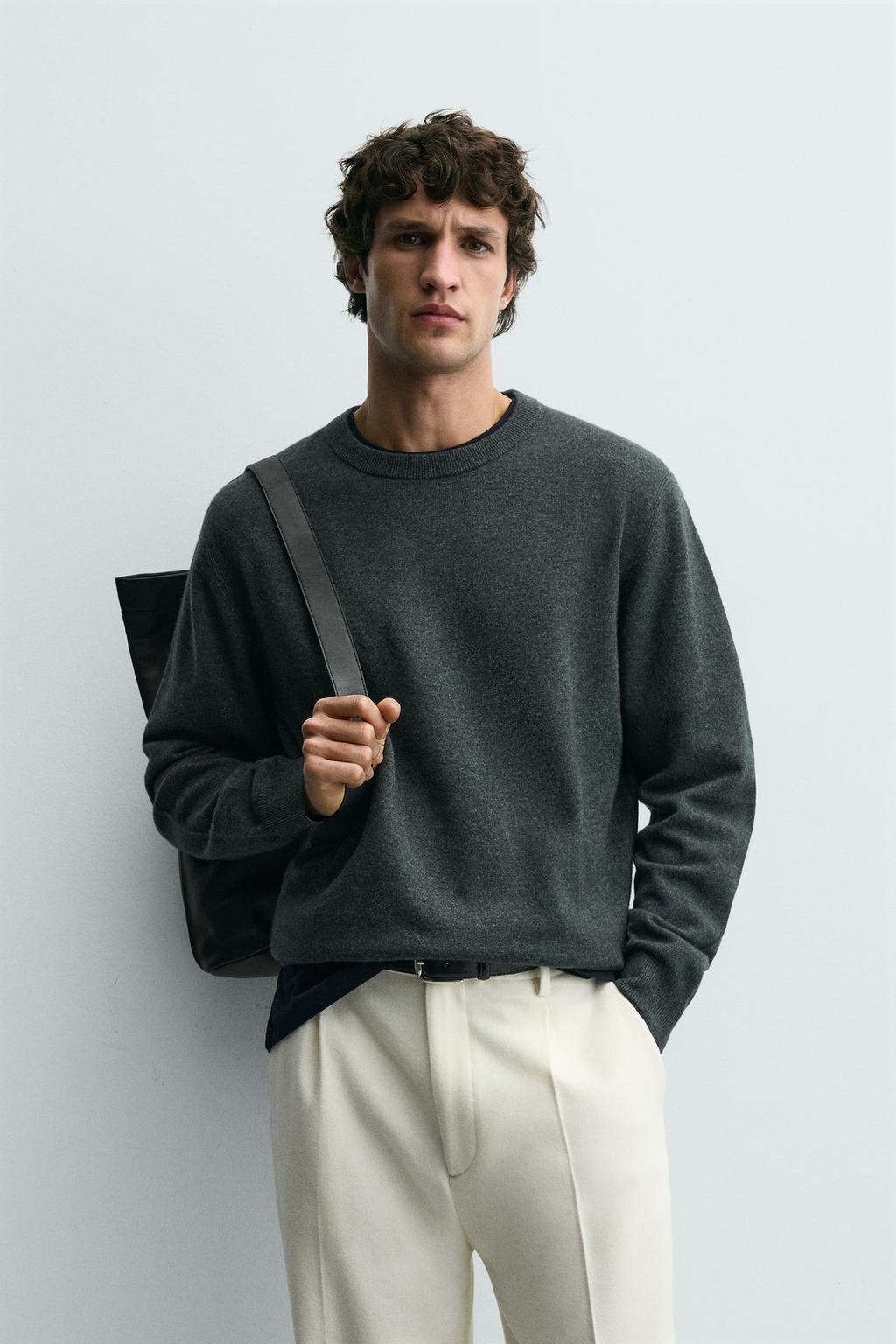 ЛЕГКИЙ СВИТЕР ИЗ ШЕРСТИ И КАШЕМИРА