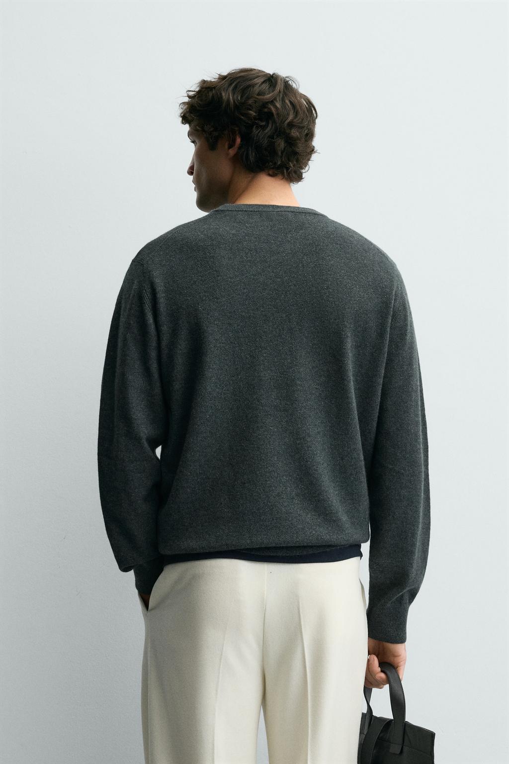 ЛЕГКИЙ СВИТЕР ИЗ ШЕРСТИ И КАШЕМИРА