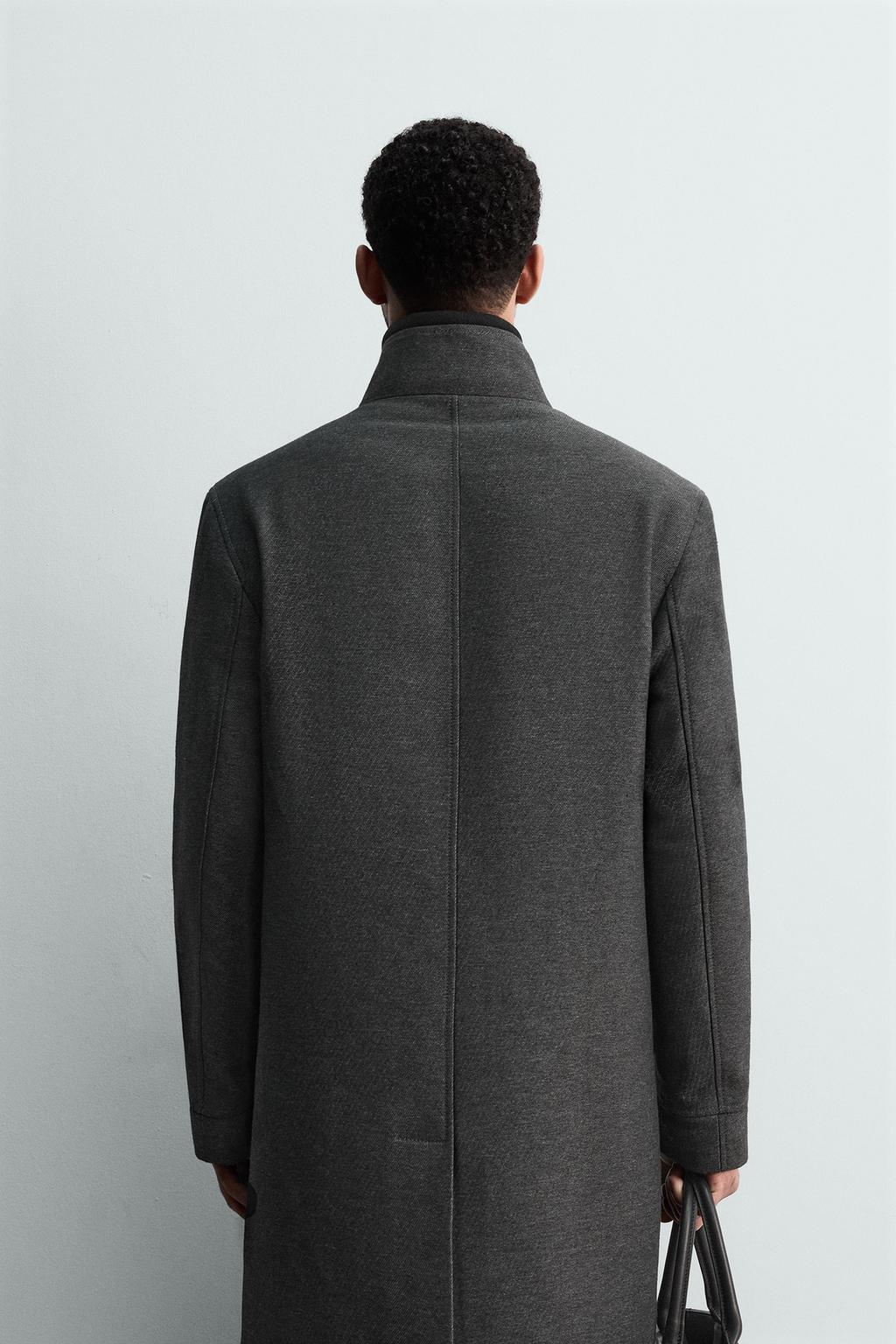 ПАЛЬТО СО СЪЕМНЫМ ВОРОТНИКОМ