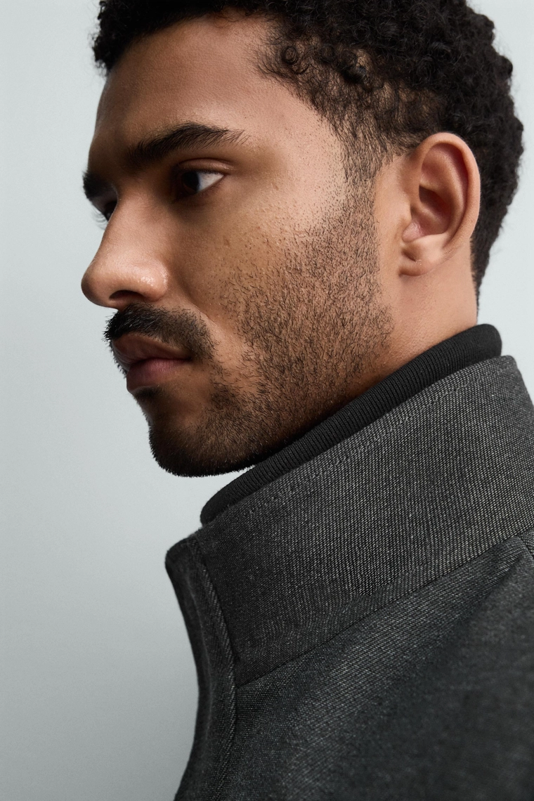 ПАЛЬТО СО СЪЕМНЫМ ВОРОТНИКОМ