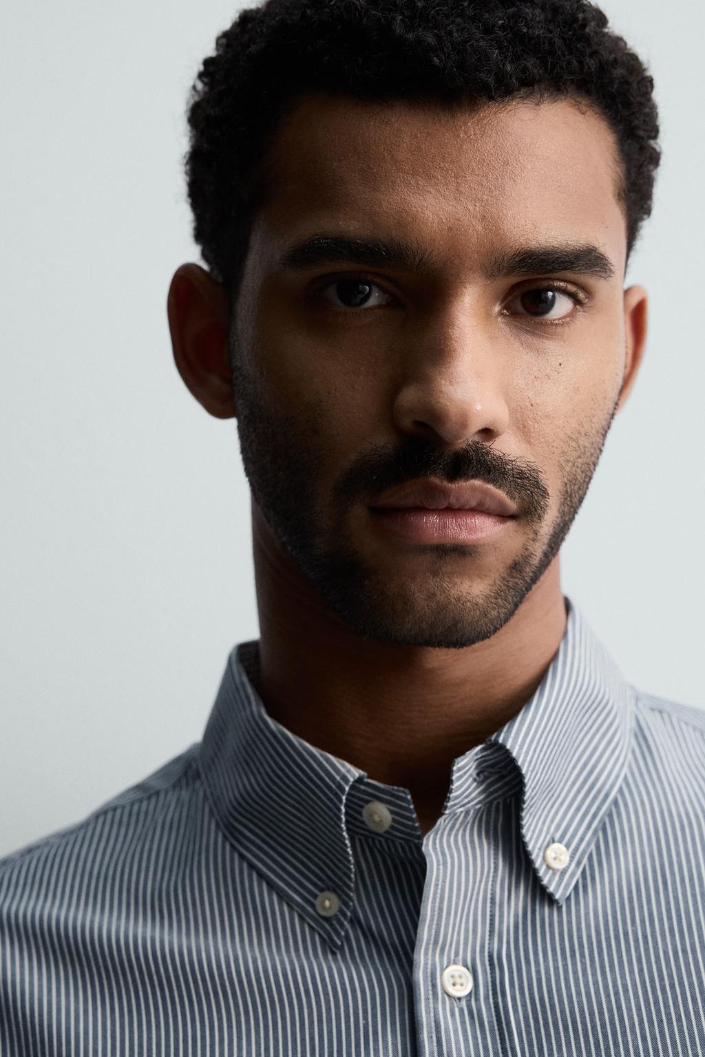 РУБАШКА В ПОЛОСКУ С КАРМАНОМ