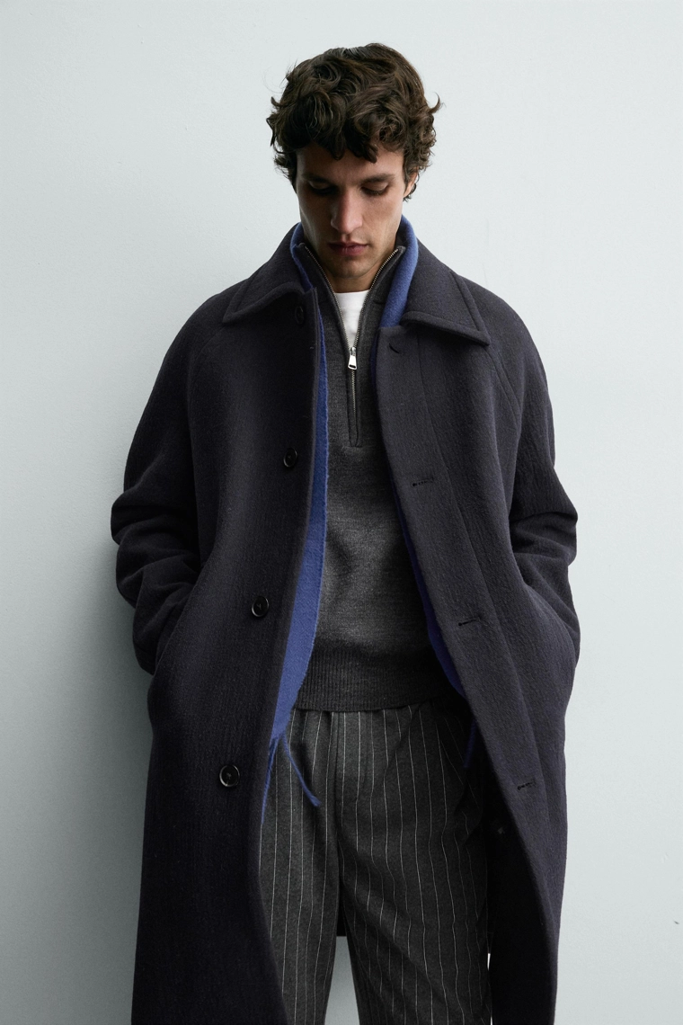 ПАЛЬТО ИЗ СТРУКТУРНОЙ ШЕРСТИ