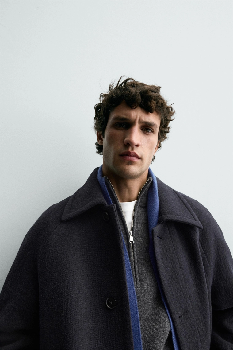 ПАЛЬТО ИЗ СТРУКТУРНОЙ ШЕРСТИ