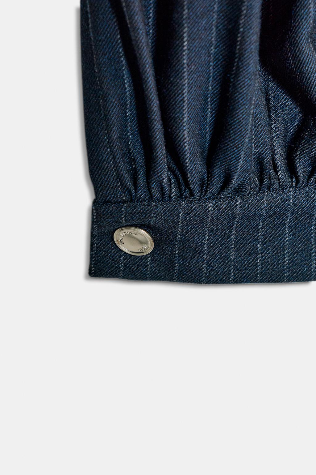 БРЮКИ-БАГГИ В ТОНКУЮ ПОЛОСКУ