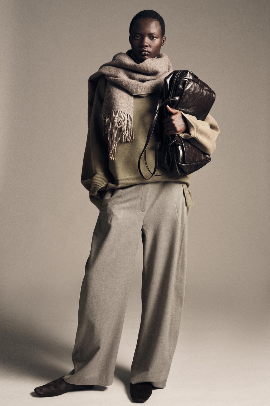 БРЮКИ-БАЛЛОНЫ В ЕЛОЧКУ ZW COLLECTION