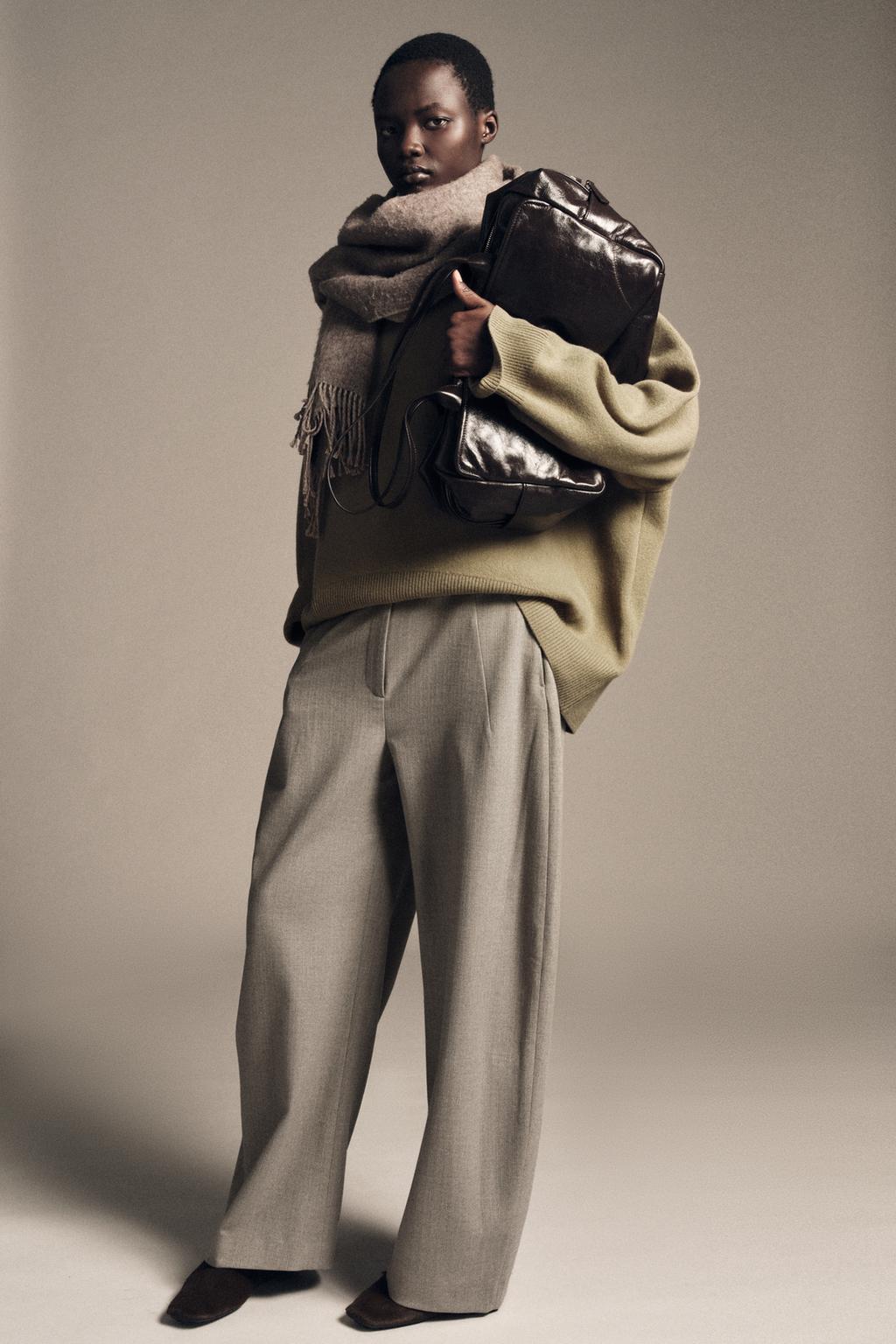 БРЮКИ-БАЛЛОНЫ В ЕЛОЧКУ ZW COLLECTION