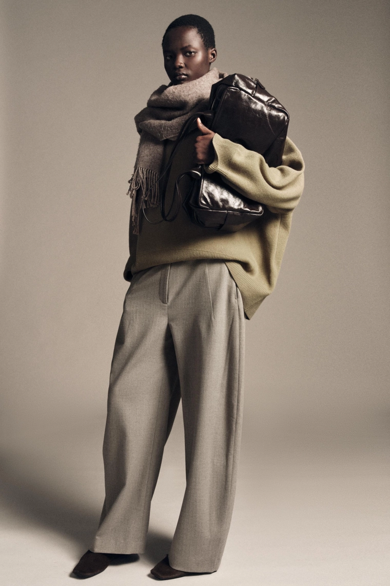 БРЮКИ-БАЛЛОНЫ В ЕЛОЧКУ ZW COLLECTION