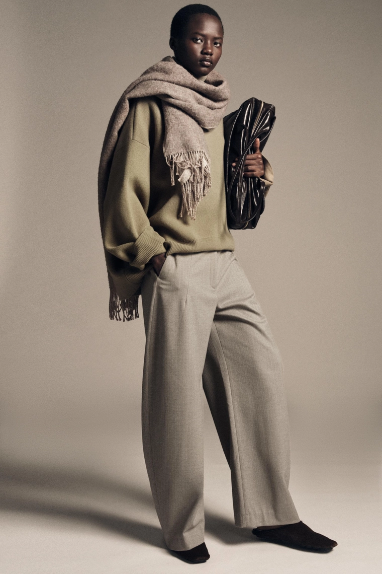 БРЮКИ-БАЛЛОНЫ В ЕЛОЧКУ ZW COLLECTION