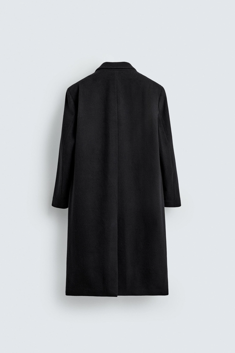 ДВУБОРТНОЕ ПАЛЬТО ИЗ СМЕСОВОЙ ШЕРСТИ AARON LEVINE X ZARA