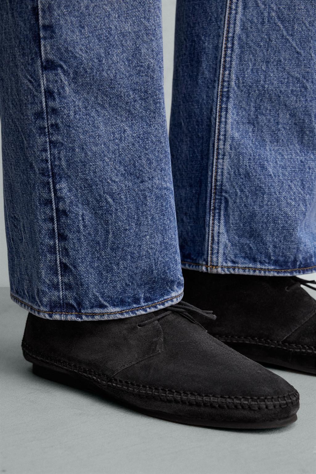 КОЖАНЫЕ ТУФЛИ-ДЕРБИ С ПОДОШВОЙ VIBRAM® AARON LEVINE X ZARA