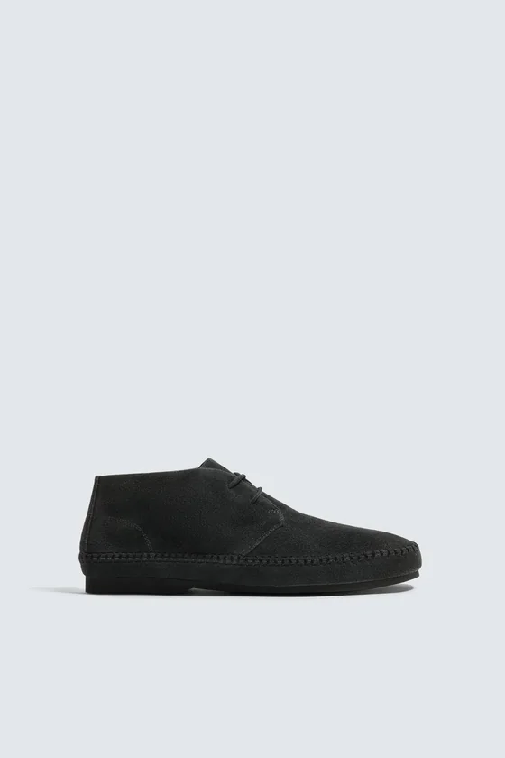 КОЖАНЫЕ ТУФЛИ-ДЕРБИ С ПОДОШВОЙ VIBRAM® AARON LEVINE X ZARA