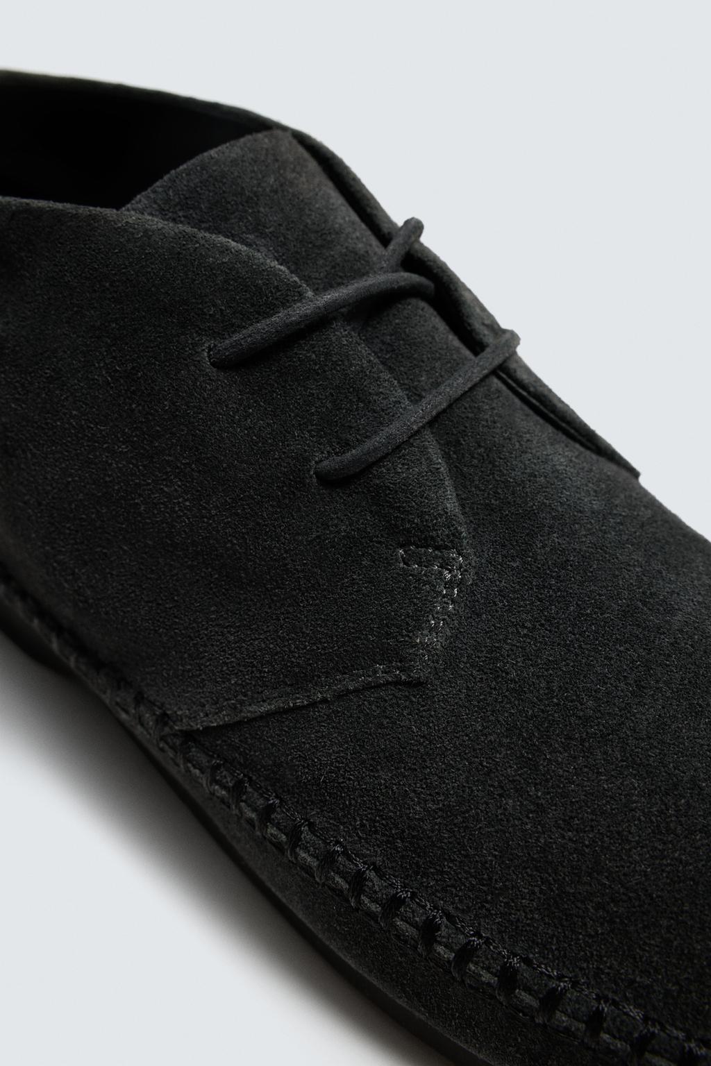 КОЖАНЫЕ ТУФЛИ-ДЕРБИ С ПОДОШВОЙ VIBRAM® AARON LEVINE X ZARA