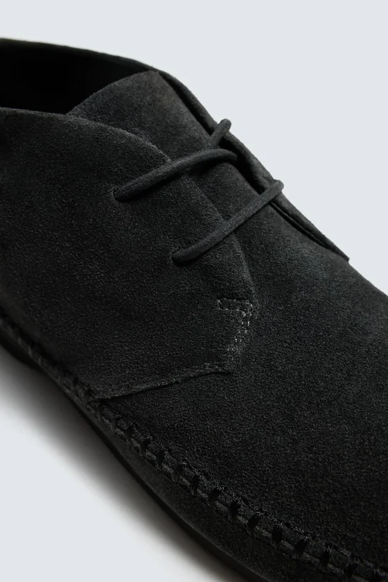 КОЖАНЫЕ ТУФЛИ-ДЕРБИ С ПОДОШВОЙ VIBRAM® AARON LEVINE X ZARA