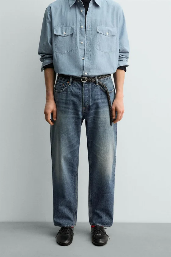 ДЖИНСЫ RELAXED STRAIGHT FIT AARON LEVINE X ZARA