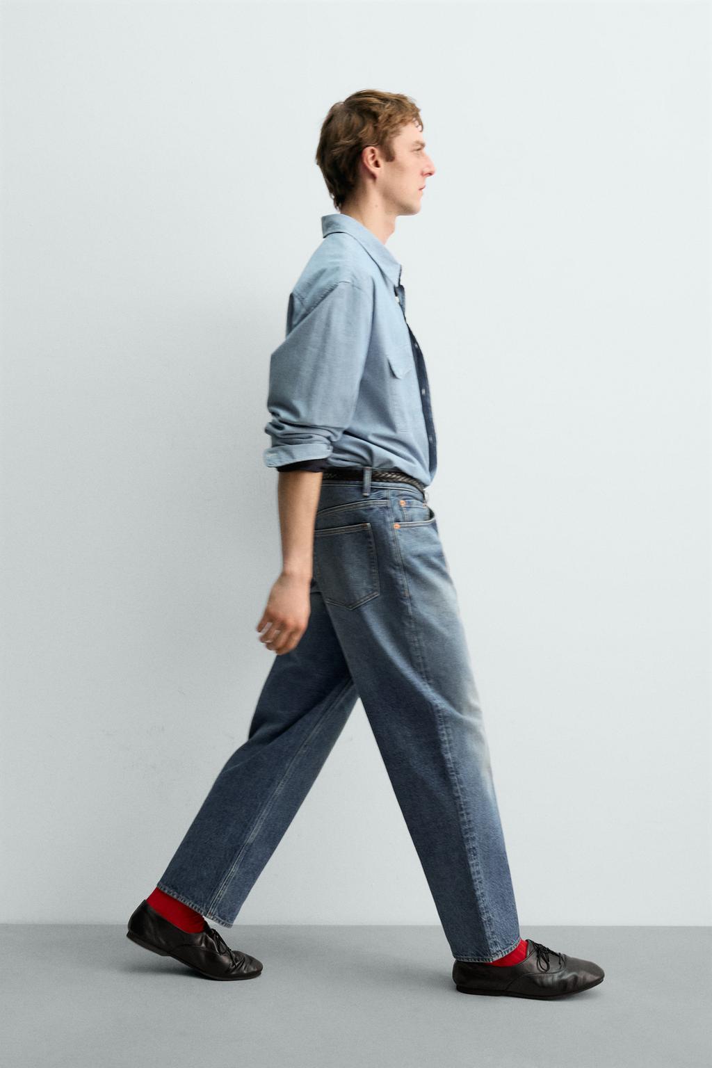 ДЖИНСЫ RELAXED STRAIGHT FIT AARON LEVINE X ZARA