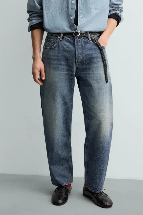 ДЖИНСЫ RELAXED STRAIGHT FIT AARON LEVINE X ZARA