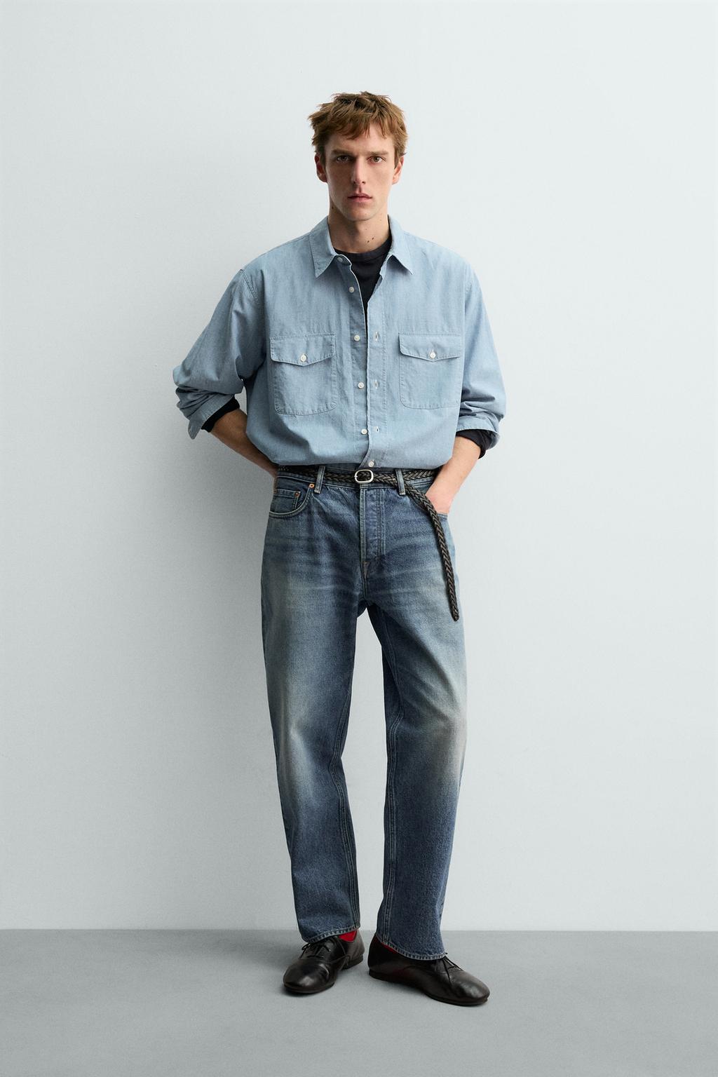 ДЖИНСЫ RELAXED STRAIGHT FIT AARON LEVINE X ZARA