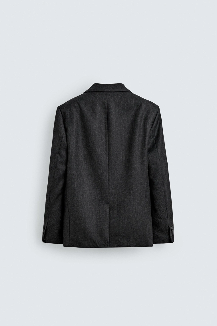 КОСТЮМНЫЙ БЛЕЙЗЕР ИЗ 100% ШЕРСТИ, ТВИЛ — AARON LEVINE X ZARA