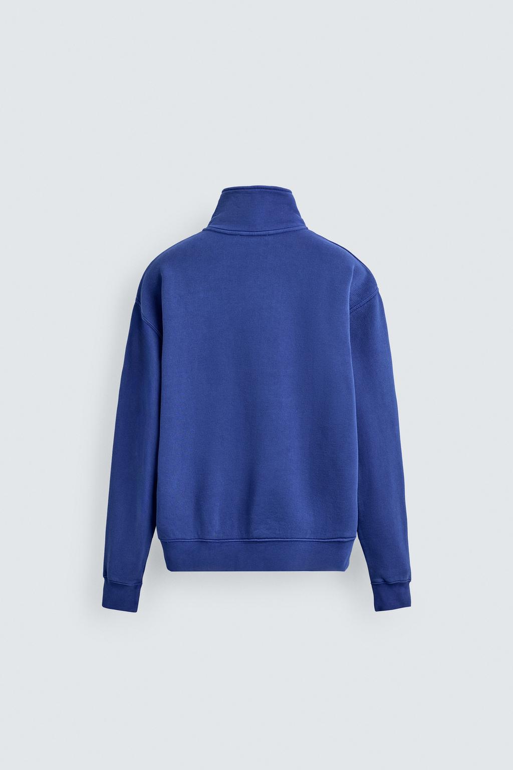 ТОЛСТОВКА С ВОРОТНИКОМ НА МОЛНИИ И ЛЕНТОЙ AARON LEVINE X ZARA