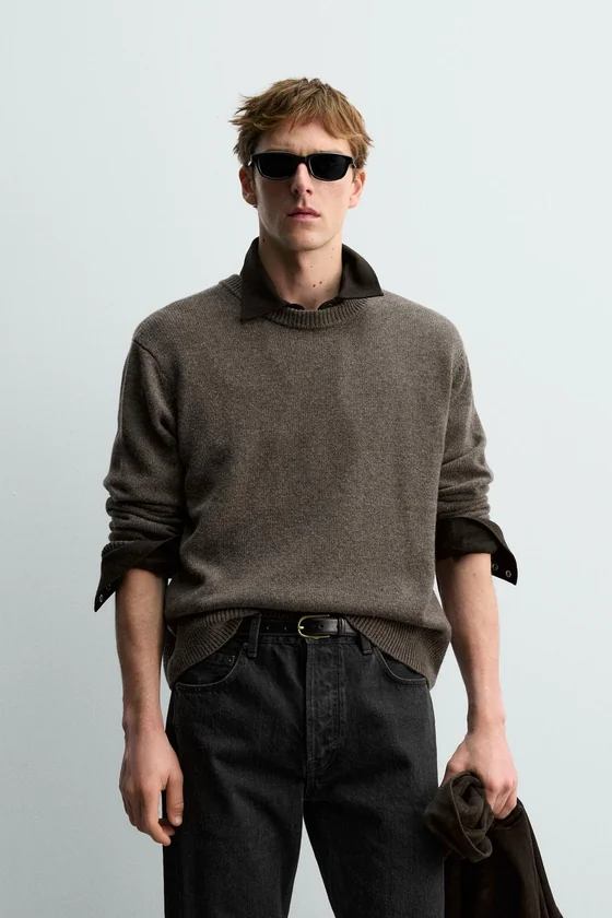 ШЕРСТЯНОЙ СВИТЕР — КАШЕМИР AARON LEVINE X ZARA