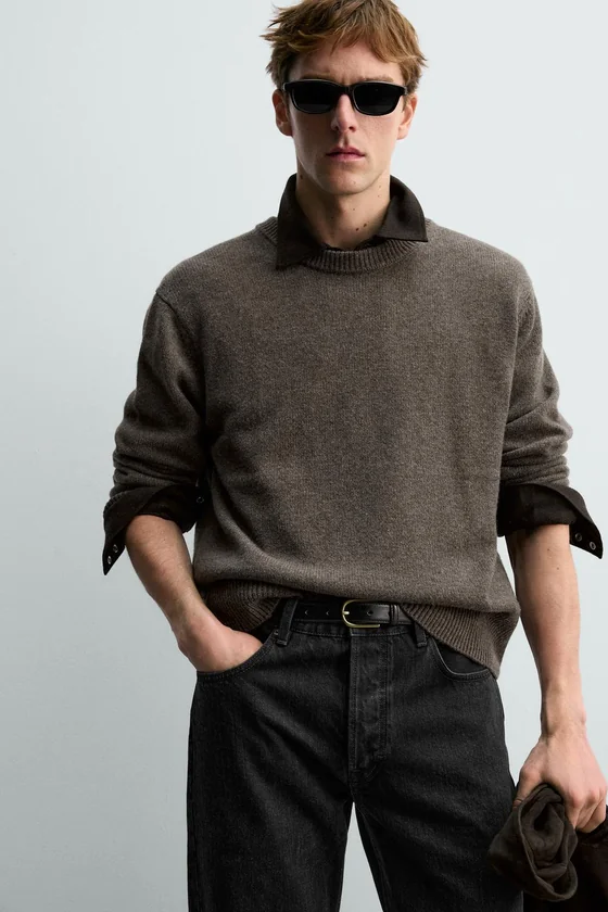 ШЕРСТЯНОЙ СВИТЕР — КАШЕМИР AARON LEVINE X ZARA