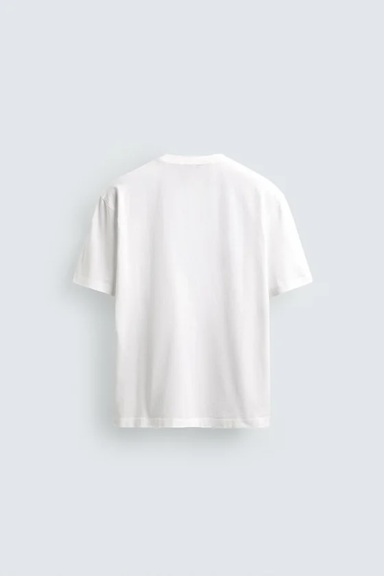ФУТБОЛКА С КАРМАНОМ AARON LEVINE X ZARA