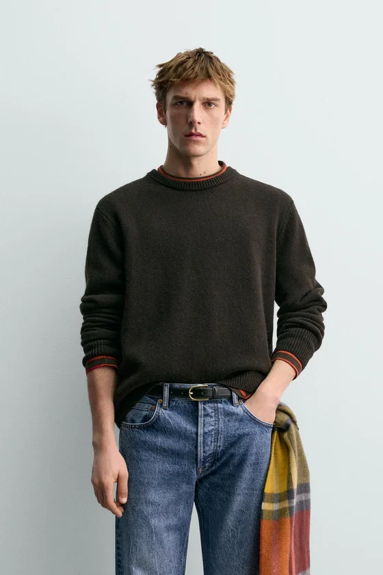 ШЕРСТЯНОЙ СВИТЕР - КАШЕМИР AARON LEVINE X ZARA