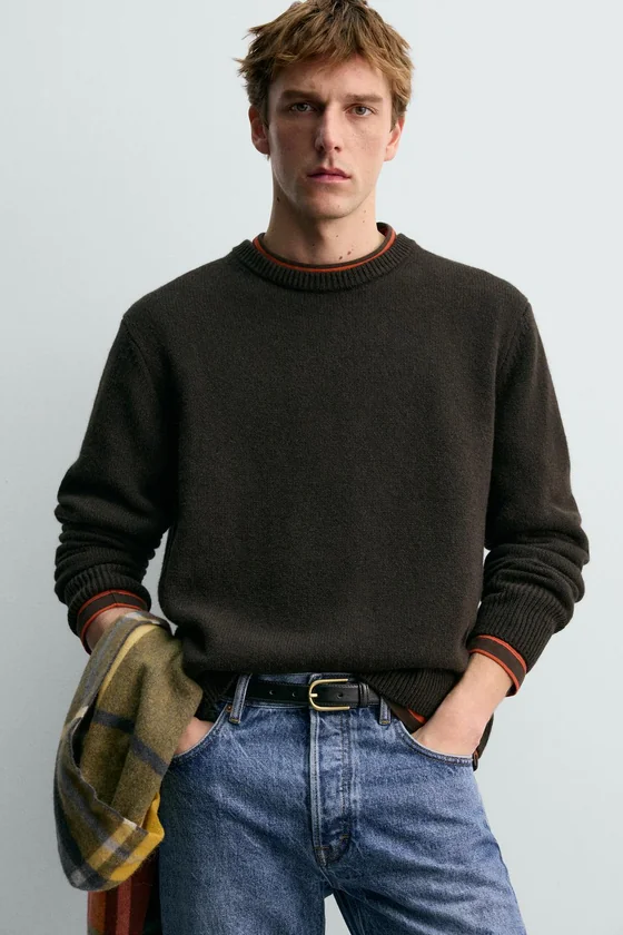 ШЕРСТЯНОЙ СВИТЕР - КАШЕМИР AARON LEVINE X ZARA