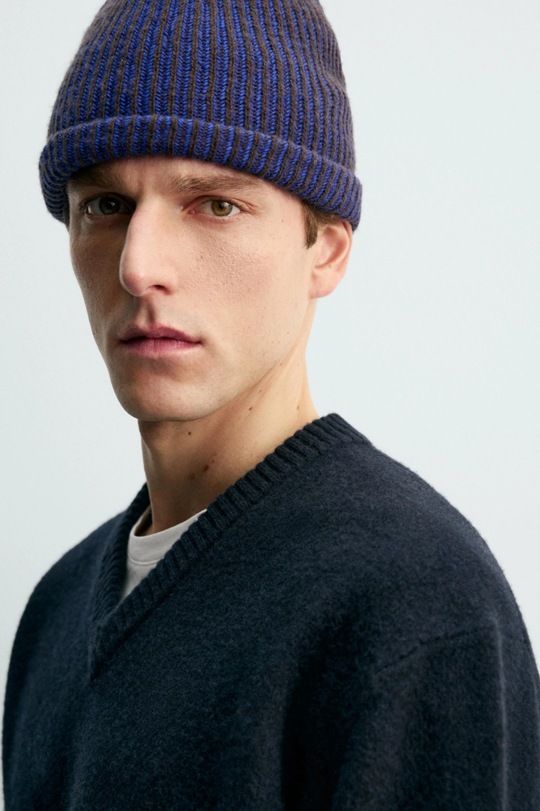 ШАПКА БИНИ ИЗ ШЕРСТИ AARON LEVINE X ZARA