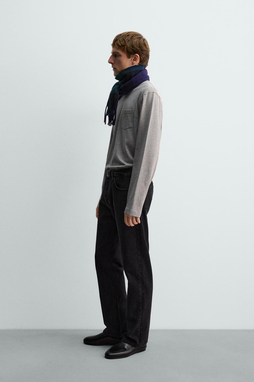 ФУТБОЛКА С ДЛИННЫМИ РУКАВАМИ И НАГРУДНЫМ КАРМАНОМ AARON LEVINE X ZARA